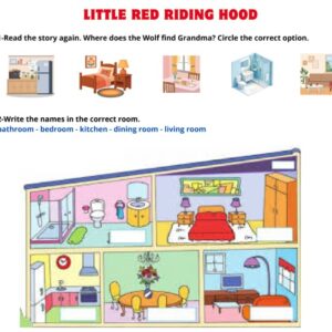 Little Red Riding Hood: parts of the house