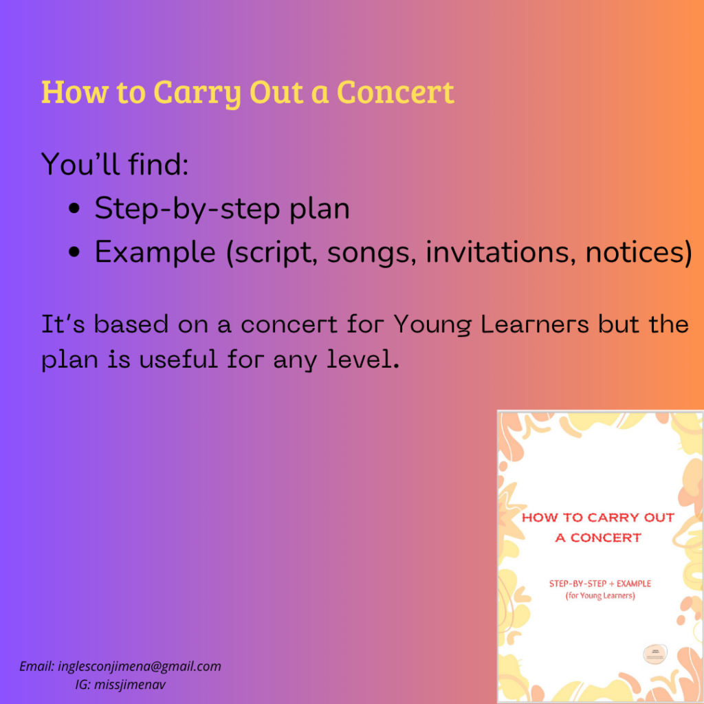 How to carry out a Concert