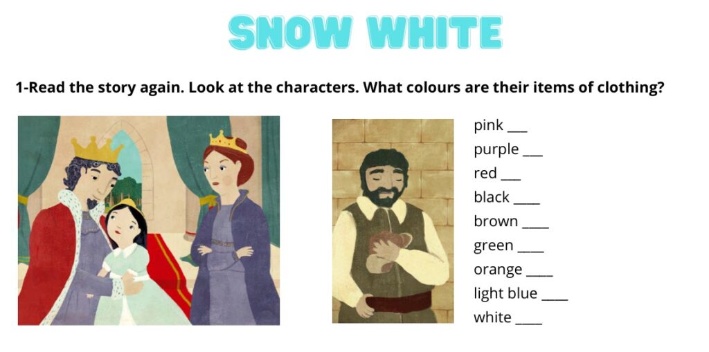 Snow White: present continuos