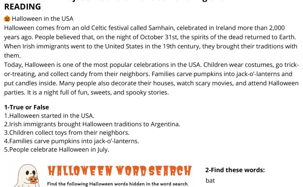 Festivals in the USA and England