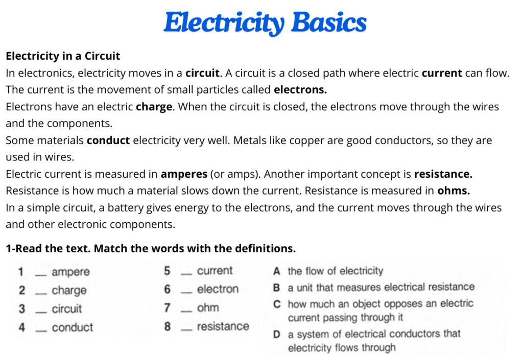 Electricity basics