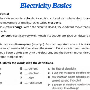 Electricity basics