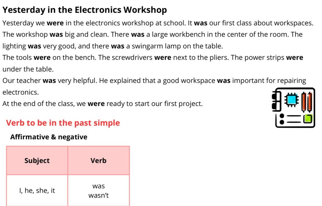 Yesterday in the Electronics Workshop