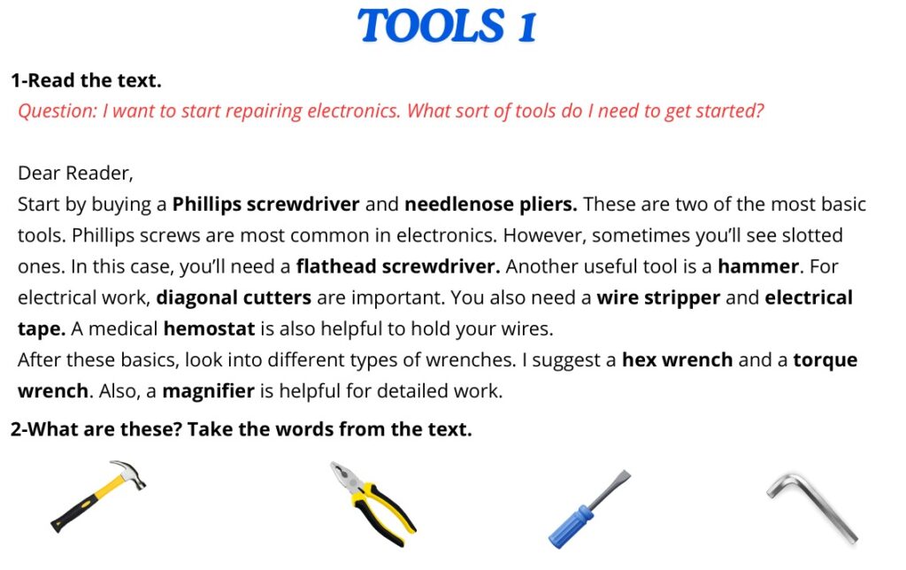 Tools (electronics)