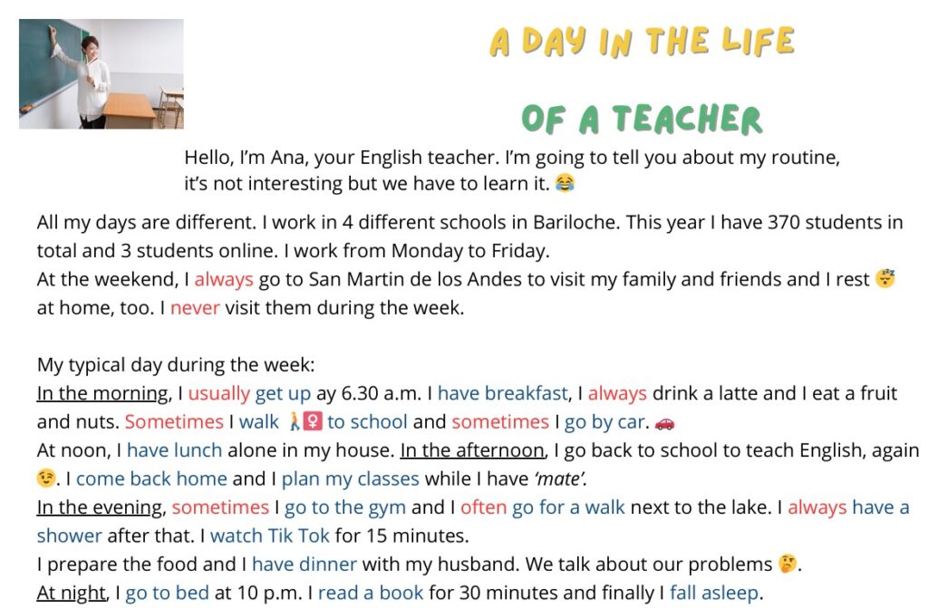 A Day in the Life of a Teacher