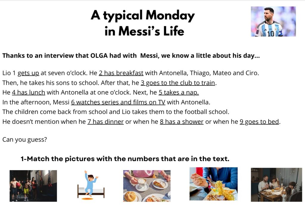 A Typical Monday in Messi's Life