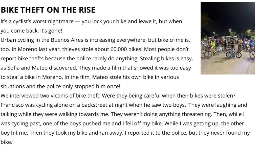 Bike theft on the Rise
