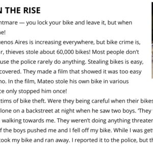 Bike theft on the Rise