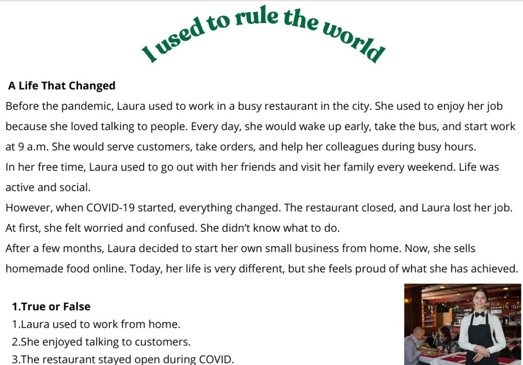 I used to rule the World