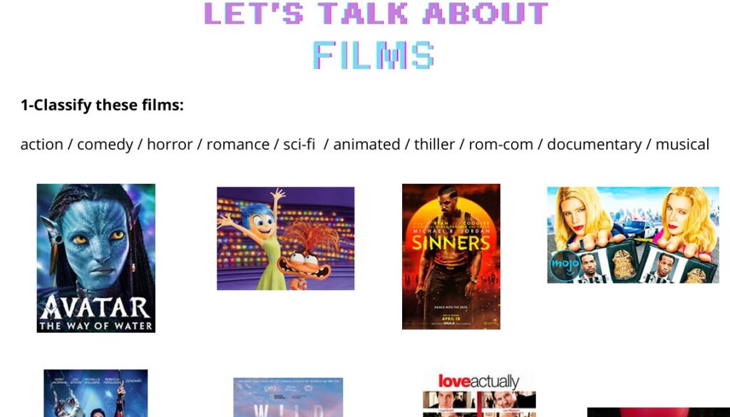 Let's talk about Films