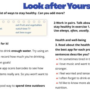 Look after yourself