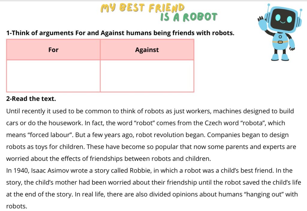 My Best Friend is a Robot