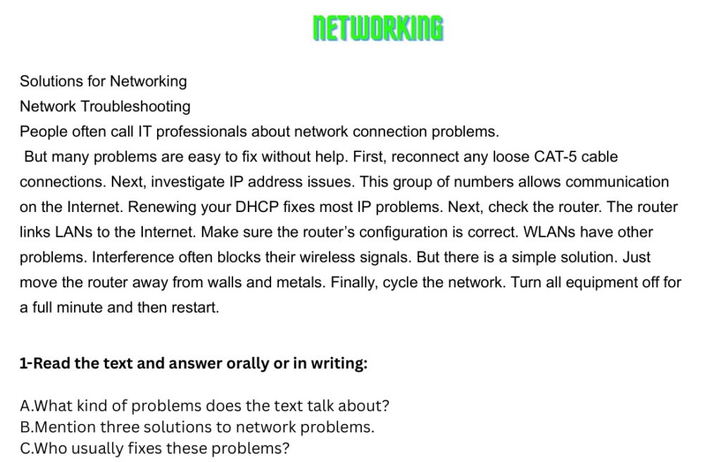 Networking
