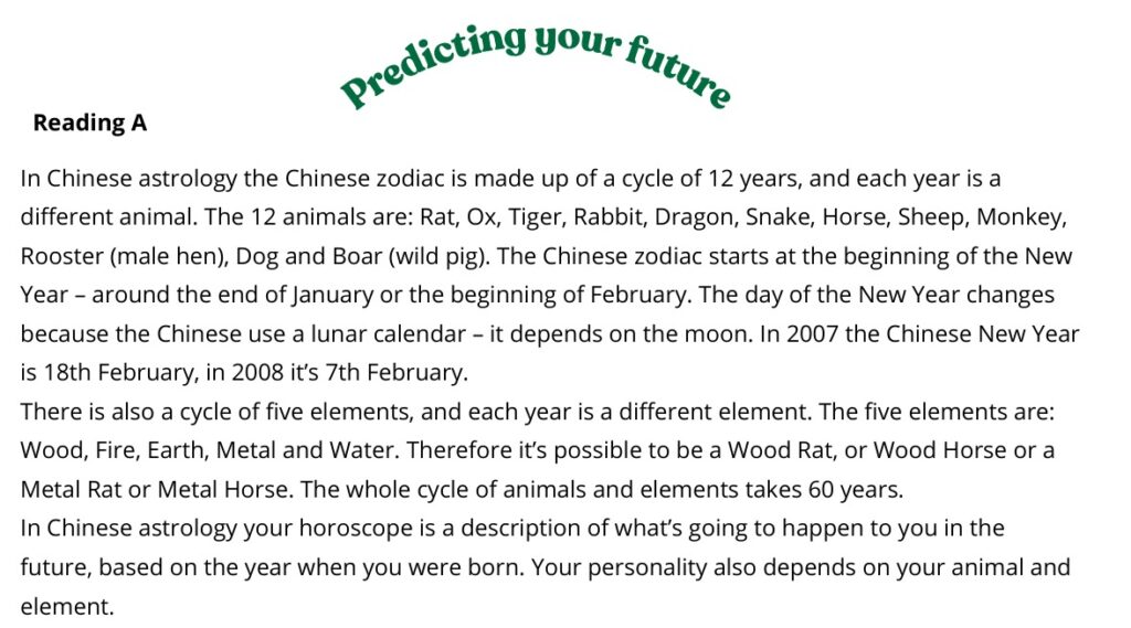Predicting your Future