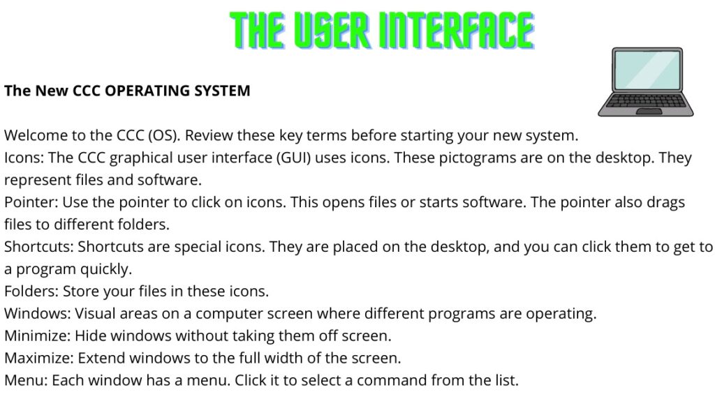 The User Interface