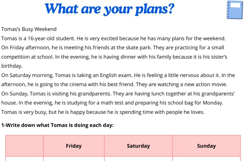 What are your plans?