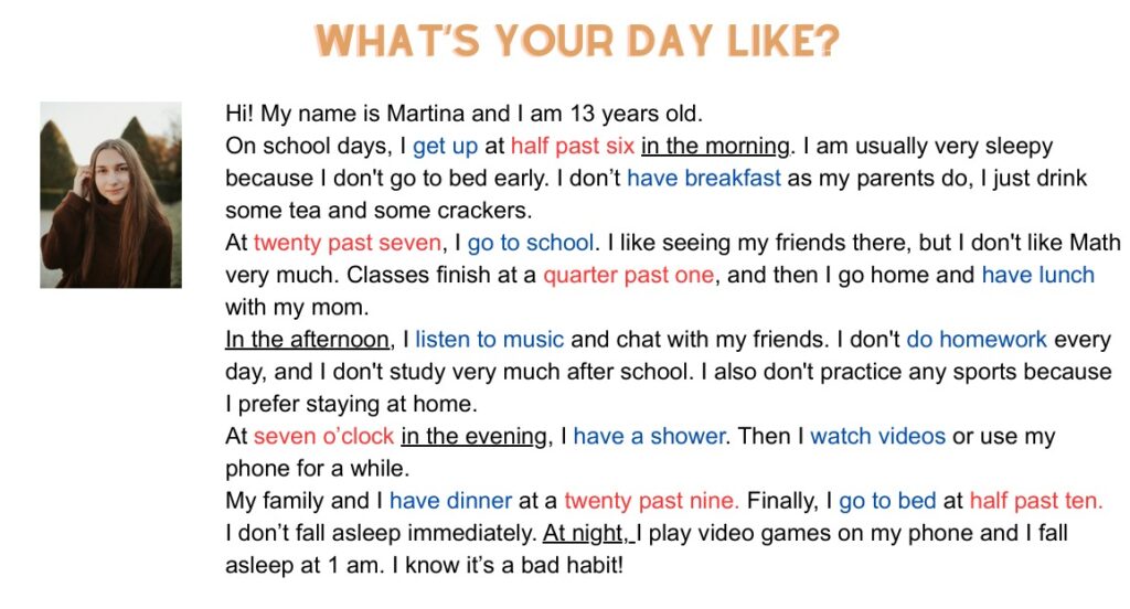 What's your day like?