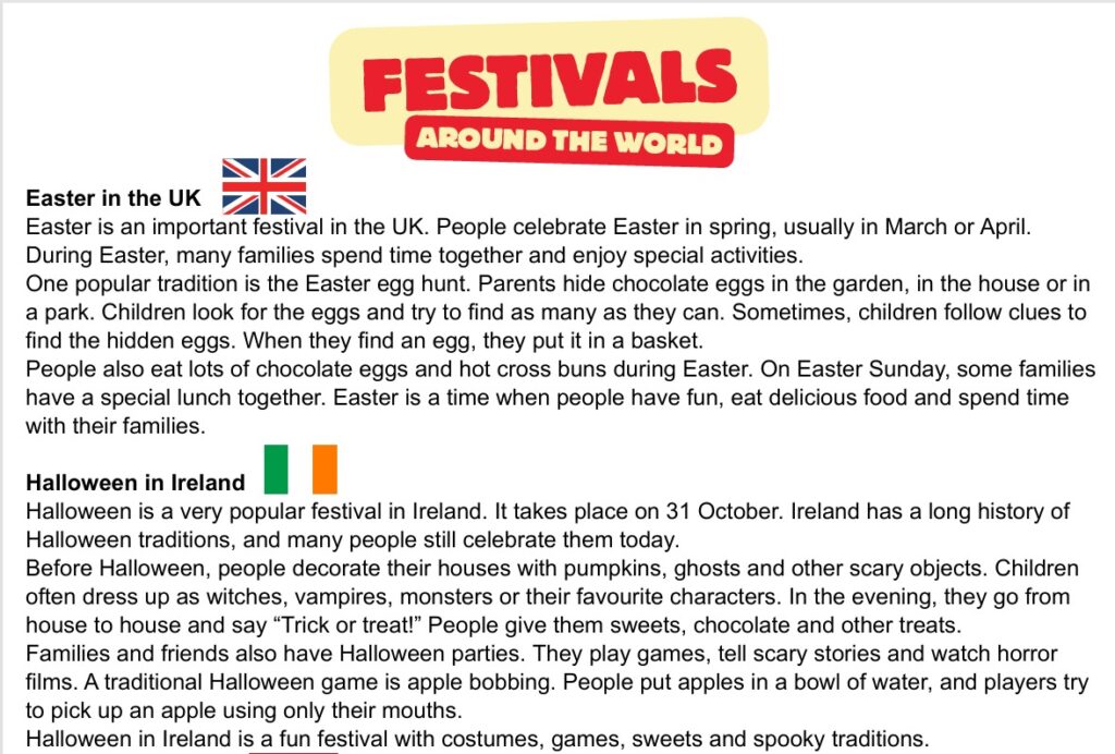 Festivals around the world